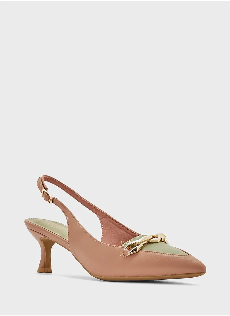 ايلا Color Block Sling Back Pump