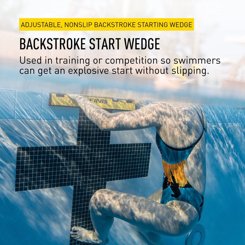 FINIS Backstroke Start Wedge Swim Training Gear, Black - Image 2