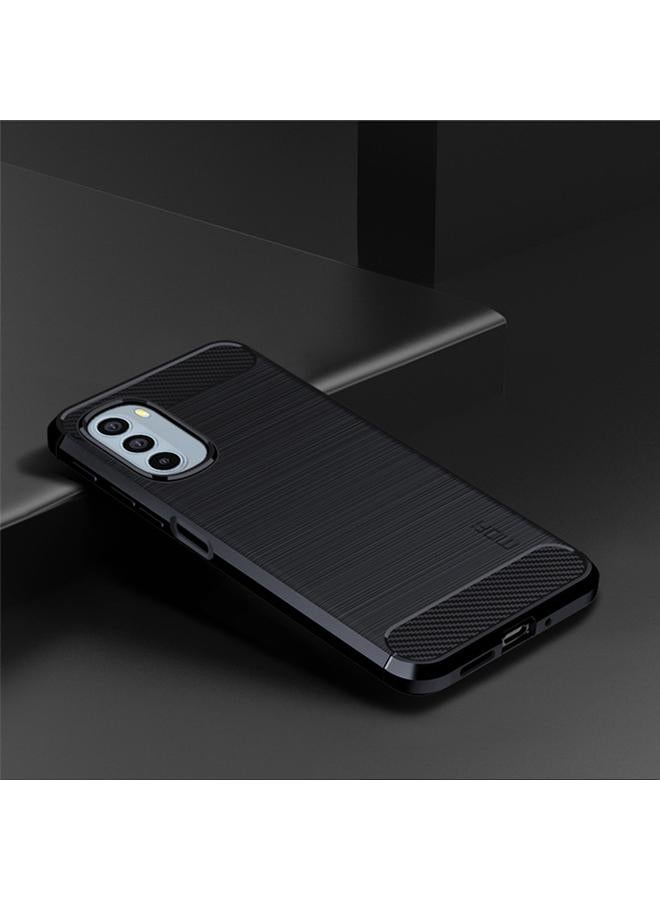 موفي جراب لهاتف Motorola Moto G31/G41 من سلسلة Gentleness، مصنوع من ألياف الكربون المصقولة، مصنوع من مادة TPU - Image 3