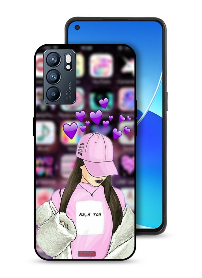 Tolwak - Oppo Reno6 5G Protective Case Cover Anti Social Club - Image 1
