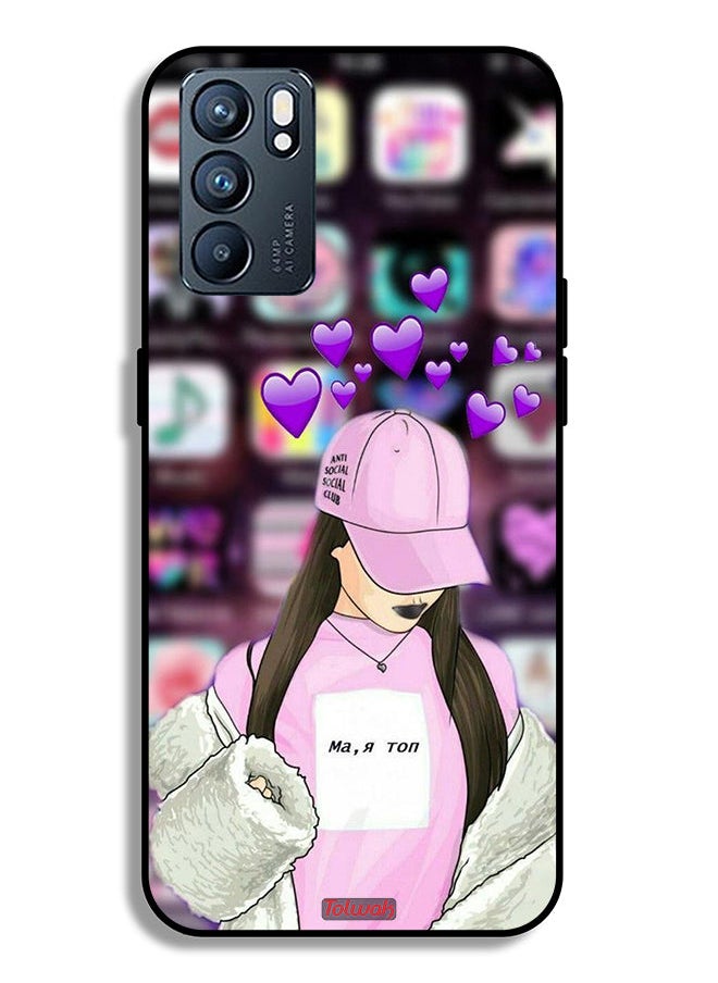Tolwak - Oppo Reno6 5G Protective Case Cover Anti Social Club - Image 1