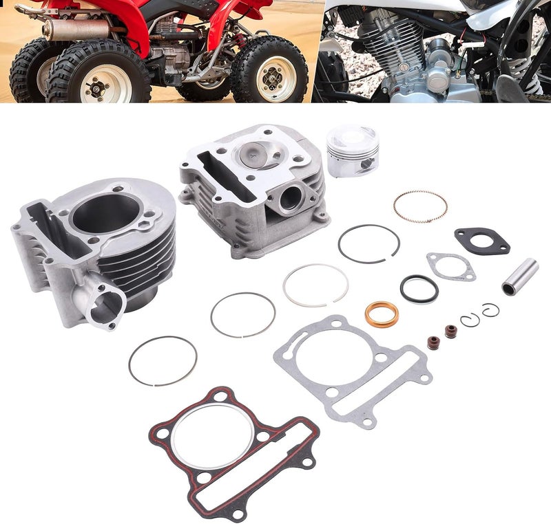 MOFANS 57.4mm 150cc Top End Rebuild Kit for GY6 ATV Moped Scooter Go Kart 157QMJ Engines - Image 1