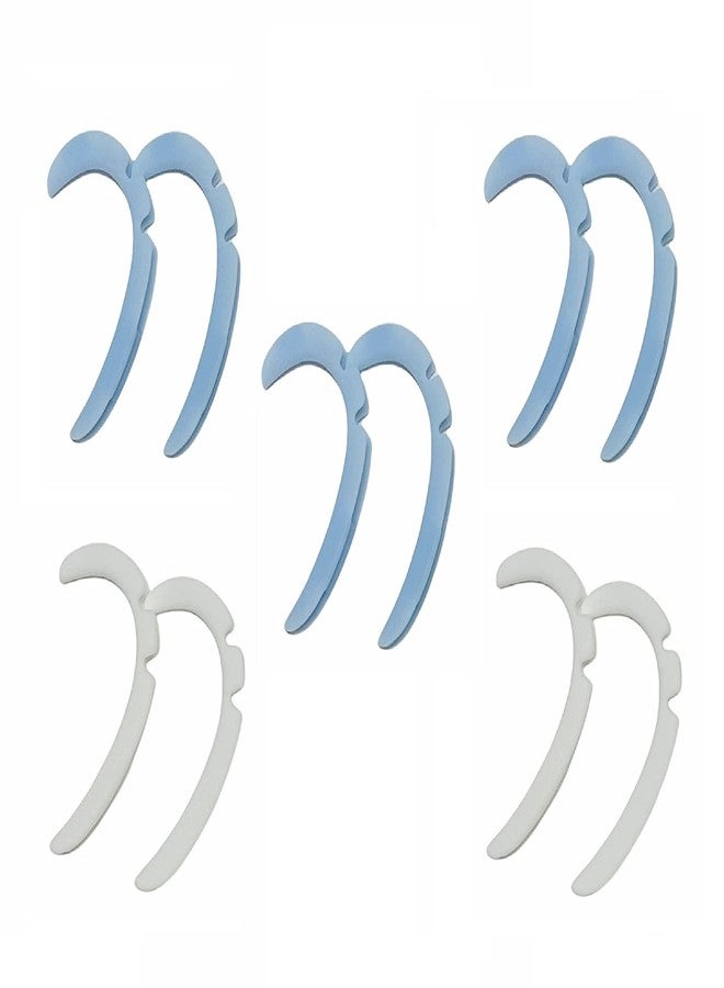 Krisah Pack of 5 Pairs Ear Protector Muffs Silicone for Face Mask Pain Relief - Image 1