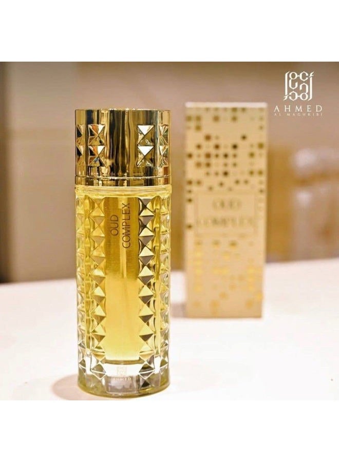 AHMED OUD COMPLEX 100mL EDP Unisex Oriental with Mild Leather, Gentle Incense and Sporty Active Wear Accords by Al Maghribi Arabian Oud and Perfumes Dubai - Image 4