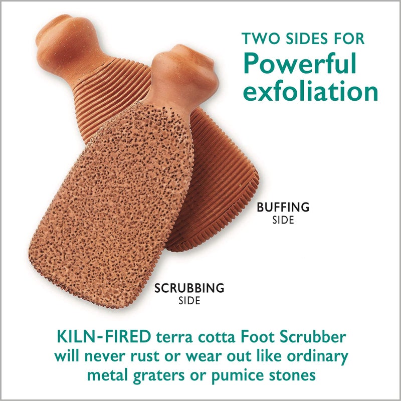 Gilden Tree Callus Remover Gel + Foot Scrubber Kit - Pedicure Tools for Dry Cracked Heels - Image 4
