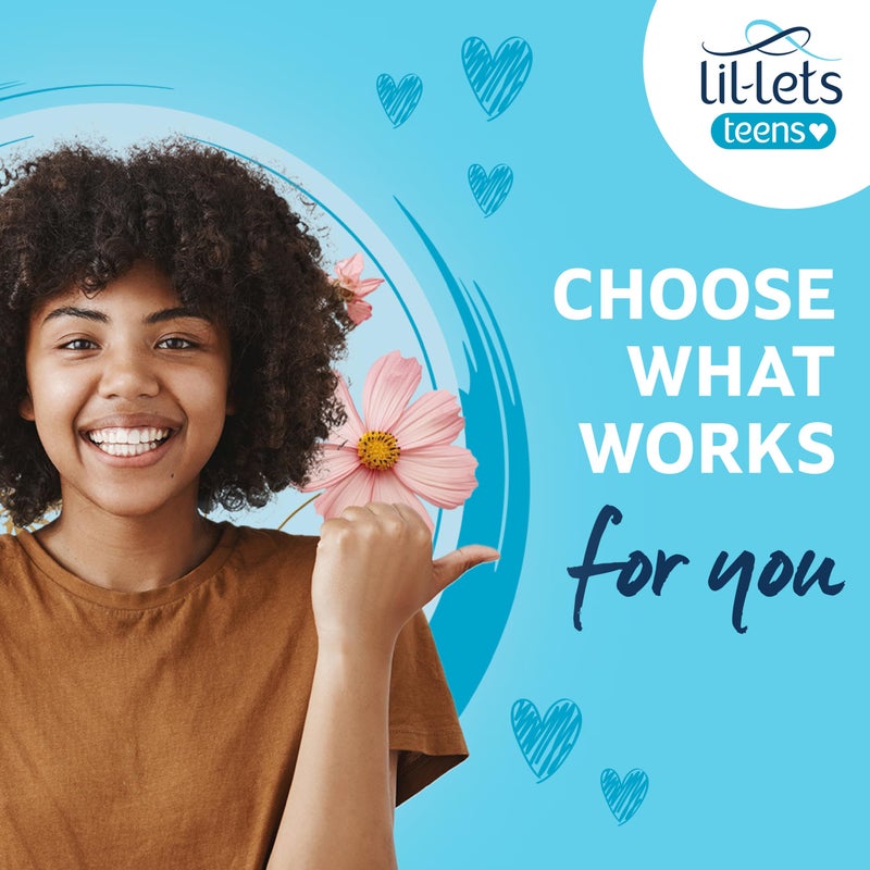 Lil-Lets Teens Day Pads with Wings - 42 Count Period Pads - Thin, Super Absorbent Sanitary Napkins, Soft & Breathable, Fragrance-Free - First Periods, Light to Medium Days - Image 5