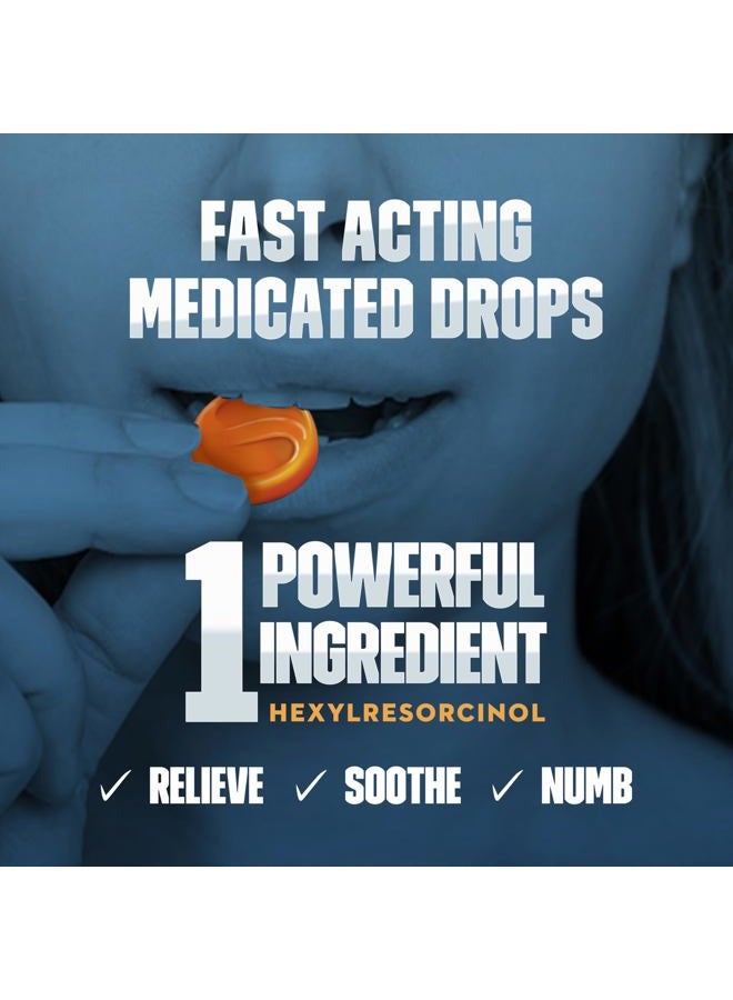 MUCINEX Instasoothe Sore Throat Relief Drops, Sore Throat Lozenges, Sore Throat Medicine with Hexylresorcinol, Cough Drops Alternative, Honey & Echinacea Flavor Medicated Numbing Throat Drops, 40 ct - Image 2
