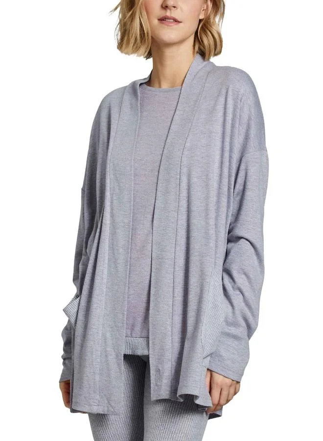 ترايامف Triumph Women's Viscose Blend Casual Pajama Top (10213431_Grey_4446)