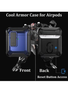 mriya Airpods Case Cover, Secure Lock, Full-Body Rugged Cool AirPod Protective Case, Shockproof Skin for Apple Airpods 2/1 Cases  - Image 3