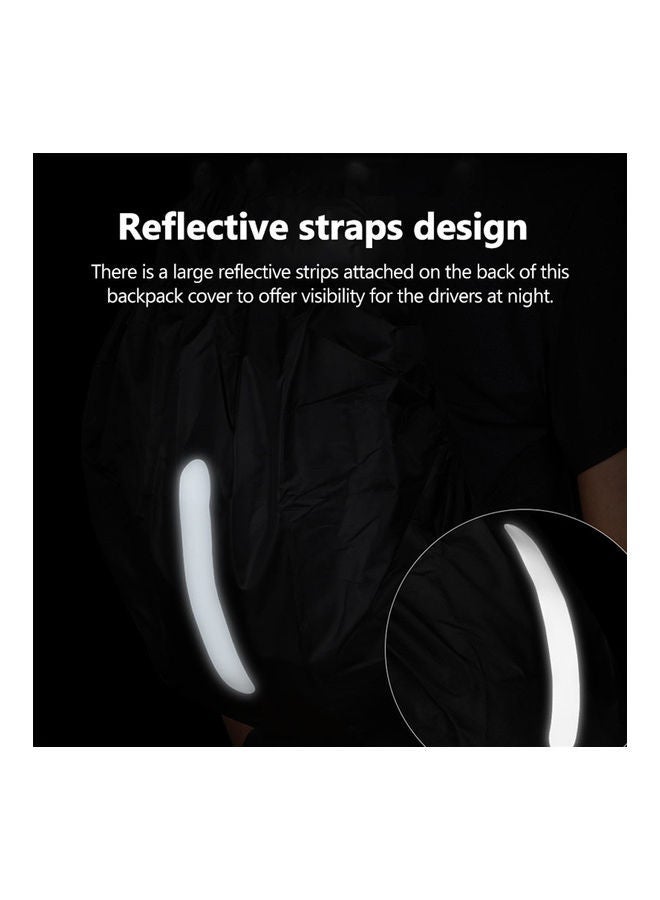 NIBEMINENT Reflective Rain Cover For West Rider Backpack 18x9x10cm - Image 2