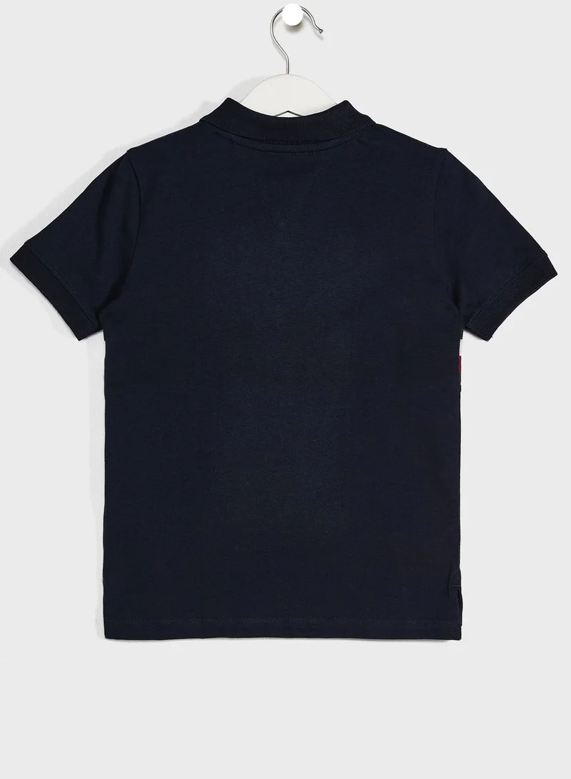 TOMMY HILFIGER Kids Global Striped Polo