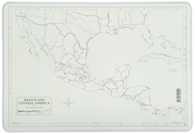 Painless Learning Mexico and Central America Placemat, 12 x 17 1/2 inches - Image 2