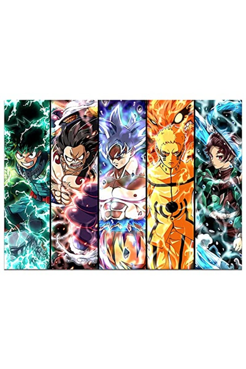 KAIWALK Jujutsu Kaisen Poster Anime Characters Print on Canvas Painting Wall Art for Living Room Decor Boy Gift (Unframed) - Image 2