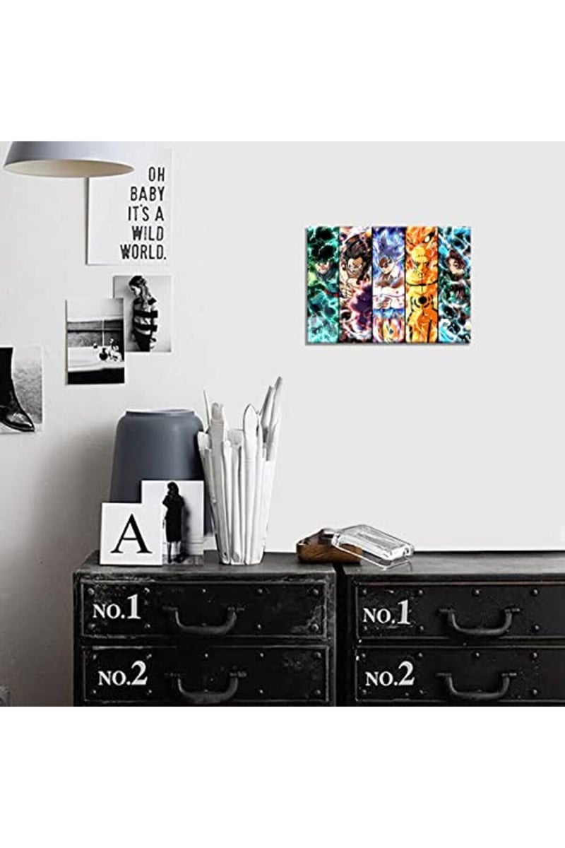 KAIWALK Jujutsu Kaisen Poster Anime Characters Print on Canvas Painting Wall Art for Living Room Decor Boy Gift (Unframed) - Image 4