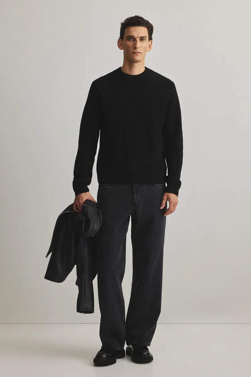 H&M Regular Fit Rib-knit wool jumper