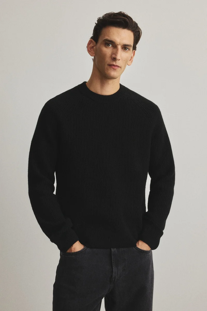 H&M Regular Fit Rib-knit wool jumper