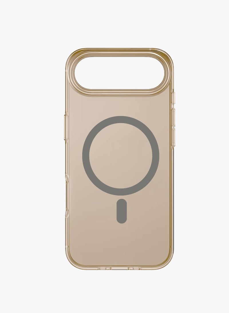 Wtech Apple iPhone 17 Air 5G 2025 Clear Case Compatible with MagSafe Skin Touch Soft TPU Case Cover (MCMPMN) - Brown - Image 2