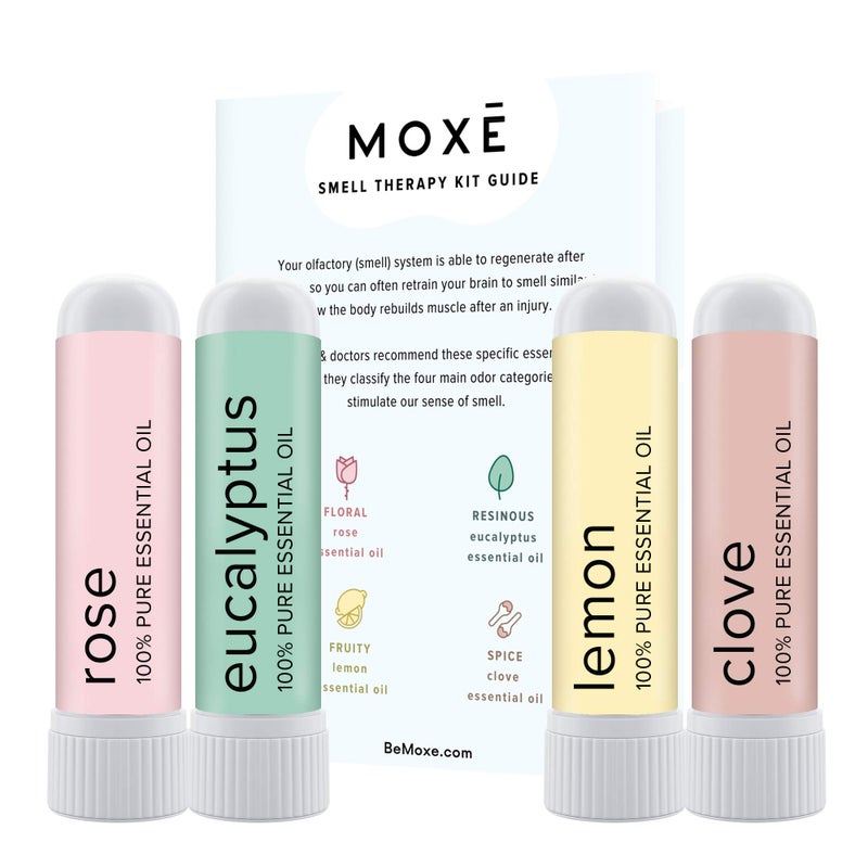 MOXE MOXĒ Smell Training Kit, Made in USA, 4 Essential Oils, Olfactory Regeneration, Helps Restore Sense of Smell, Natural Therapy for Smell Loss (Phase 1) - Image 1