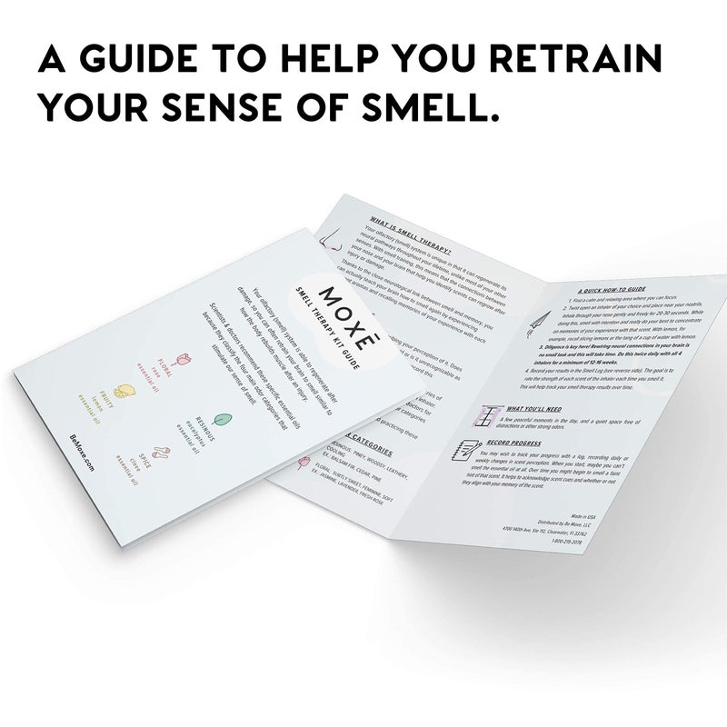 MOXE MOXĒ Smell Training Kit, Made in USA, 4 Essential Oils, Olfactory Regeneration, Helps Restore Sense of Smell, Natural Therapy for Smell Loss (Phase 1) - Image 5