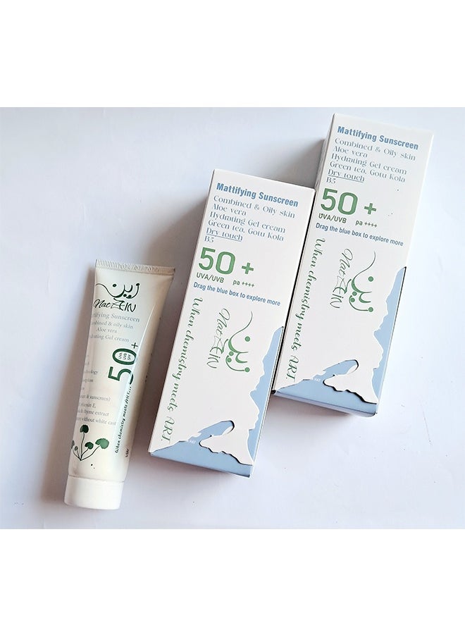 Nat Zein - Zein 2*1 Sunscreen 50+ (UVA, UVB) & Day cream, 60 ml - Image 1