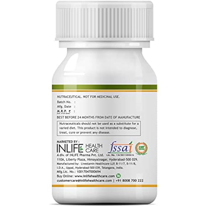 INLIFE Ginkgo Biloba Extract Capsules 120mg | Herbal Supplement - 60 Vegetarian Capsules - Image 4