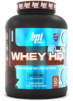 BPI SPORTS Whey HD Chocolate Cookie 4.7 Lb High-quality fast-absorbing protein 