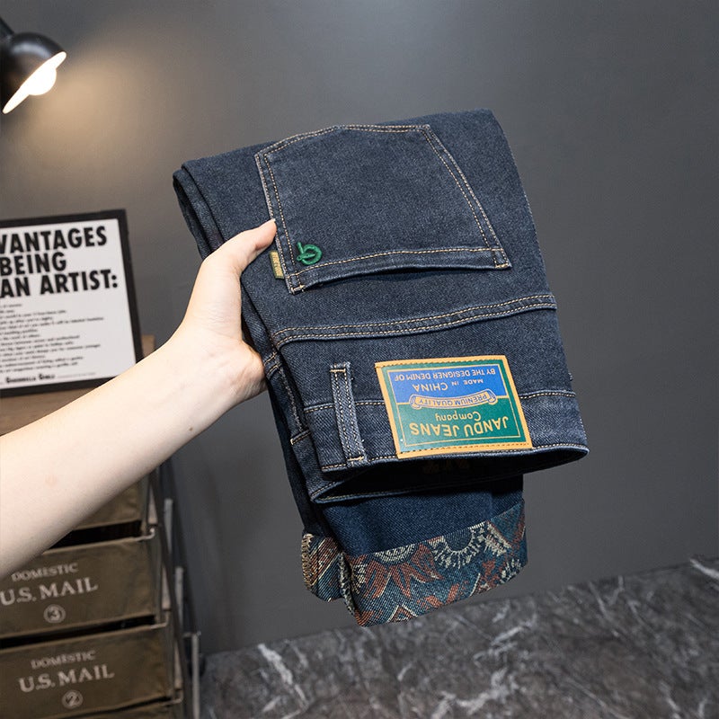 Unisex Classic Denim Jeans Loose Fit Daily Outdoor Wear - Image 2