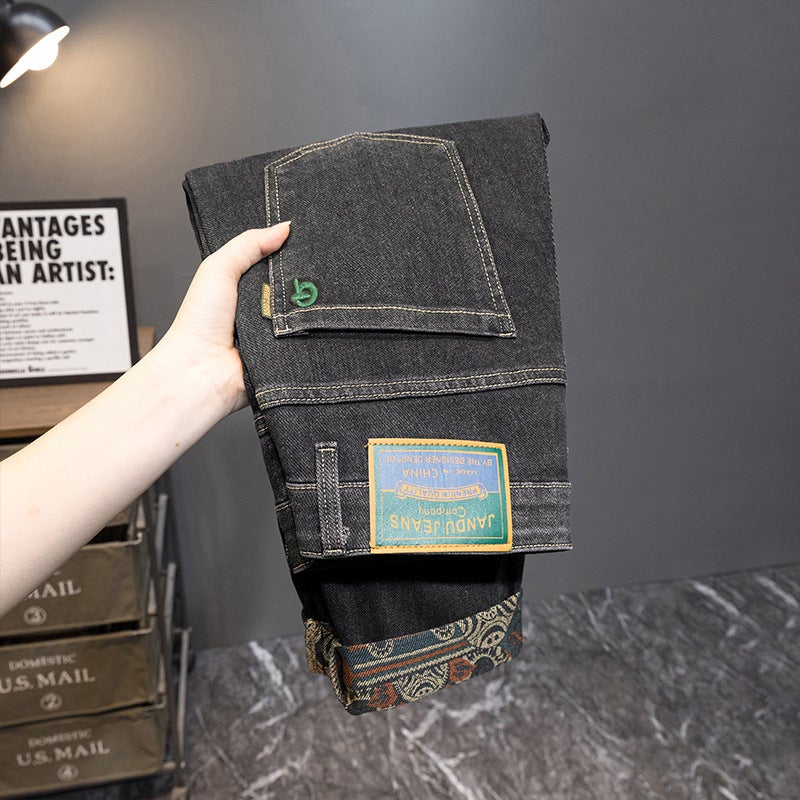 Unisex Classic Denim Jeans Loose Fit Daily Outdoor Wear - Image 3
