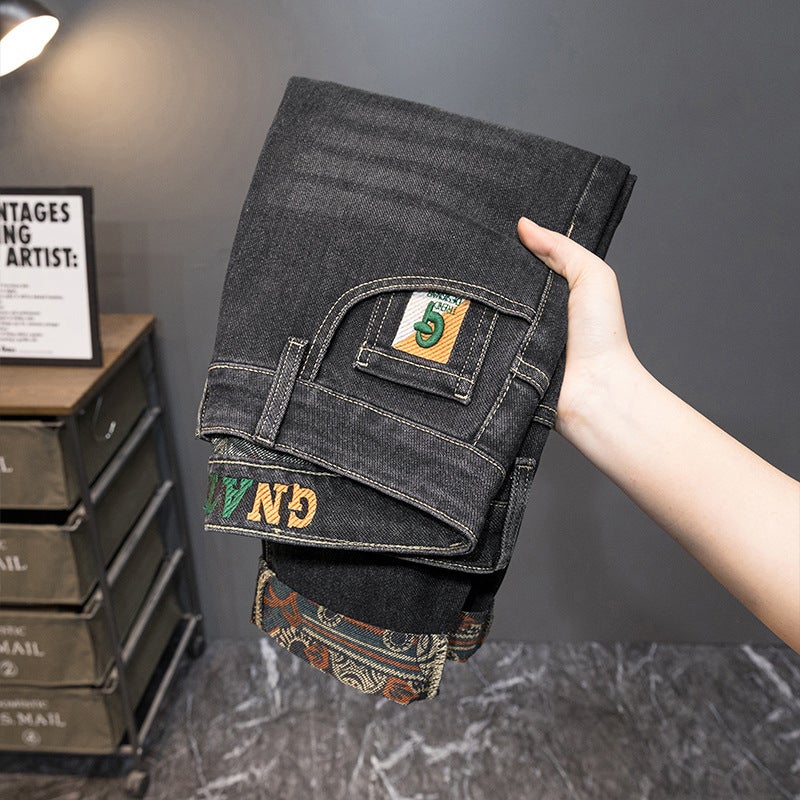 Unisex Classic Denim Jeans Loose Fit Daily Outdoor Wear - Image 5