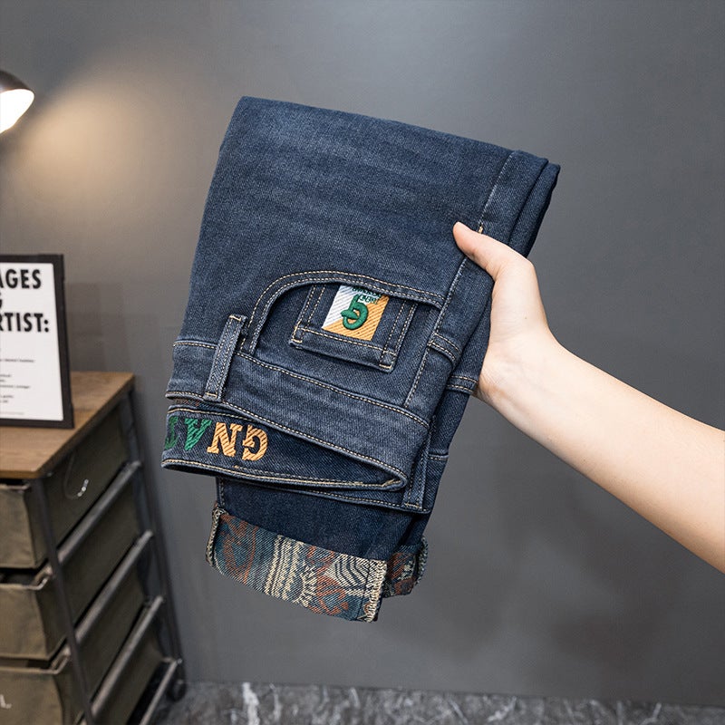 Unisex Classic Denim Jeans Loose Fit Daily Outdoor Wear - Image 4