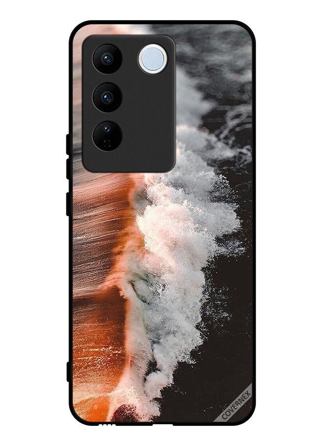 Covernex Protective Case Cover For Vivo V27 Pro Sea Water Wave  - Image 1
