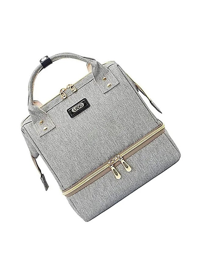 اليشمك حقيبة متعددة الوظائف للحفاضات , رمادي - Image 2