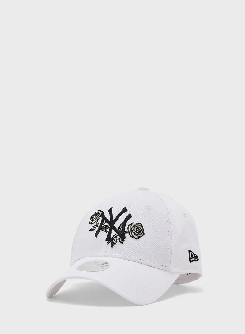 NEW ERA 9Forty New York Yankees Floral Metallic Cap