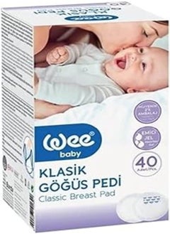 Wee baby Wee Baby Store Classic Breast Pad (White)- 40 Count 