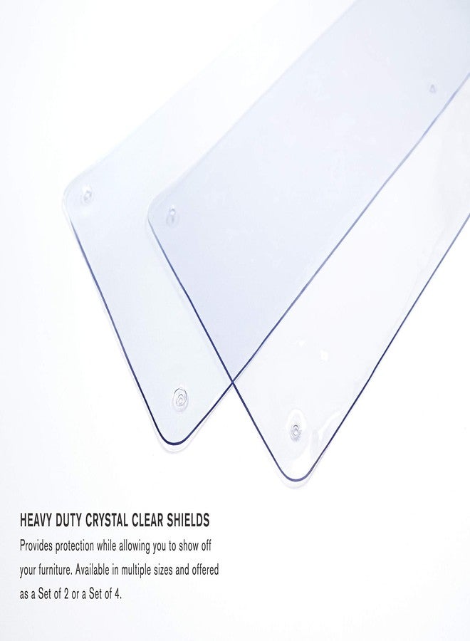 لامينيت واقيات لامينت ديلوكس من خدوش القطط - احمِ أثاثك بواقيات بلاستيكية مرنة شديدة التحمل - مجموعة من 4 قطع - 21 بوصة طول × 5.5 بوصة عرض - Image 2