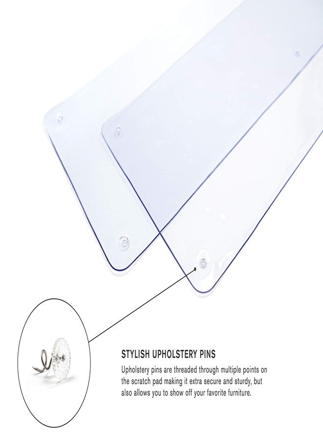 لامينيت واقيات لامينت ديلوكس من خدوش القطط - احمِ أثاثك بواقيات بلاستيكية مرنة شديدة التحمل - مجموعة من 4 قطع - 21 بوصة طول × 5.5 بوصة عرض - Image 4