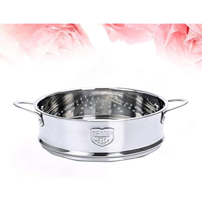 وعاء بخاري، وعاء بخاري بمقبض مزدوج، مقاس 20 سم، ملحق بخاري للمطاعم - Image 5