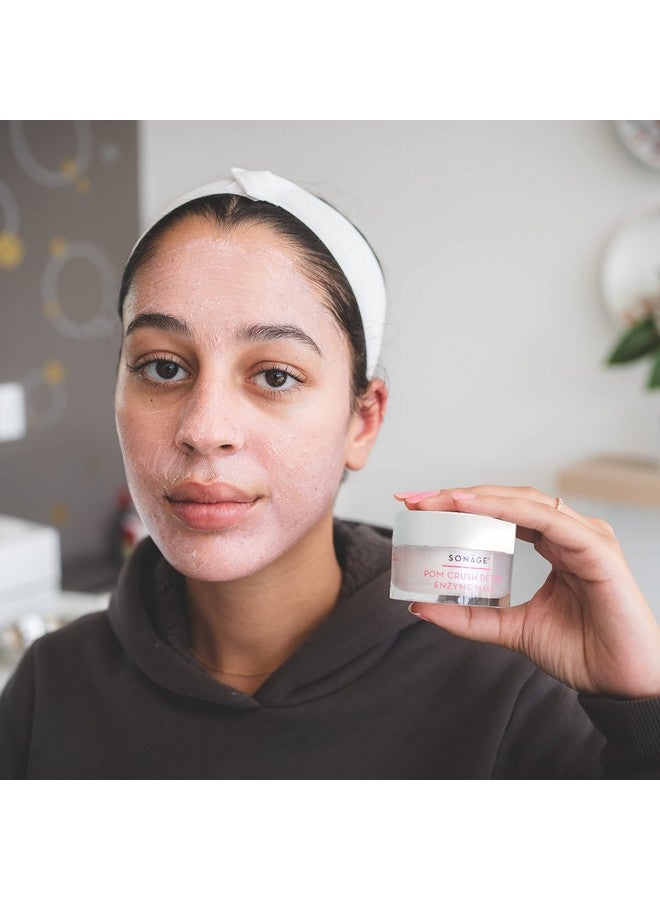 sonage Pom Crush Detox Enzyme Mask: Probiotic Face Mask | Exfoliates Detoxifies & Glows With Pumpkin Papaya Figs And Astaxanthin - Image 4