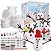 Naler 12 Pack Build A Snowman Kit DIY Snowman Kit for Holiday Gift Christmas Crafts for Kids Stocking Stuffers Party Favor - Image 2
