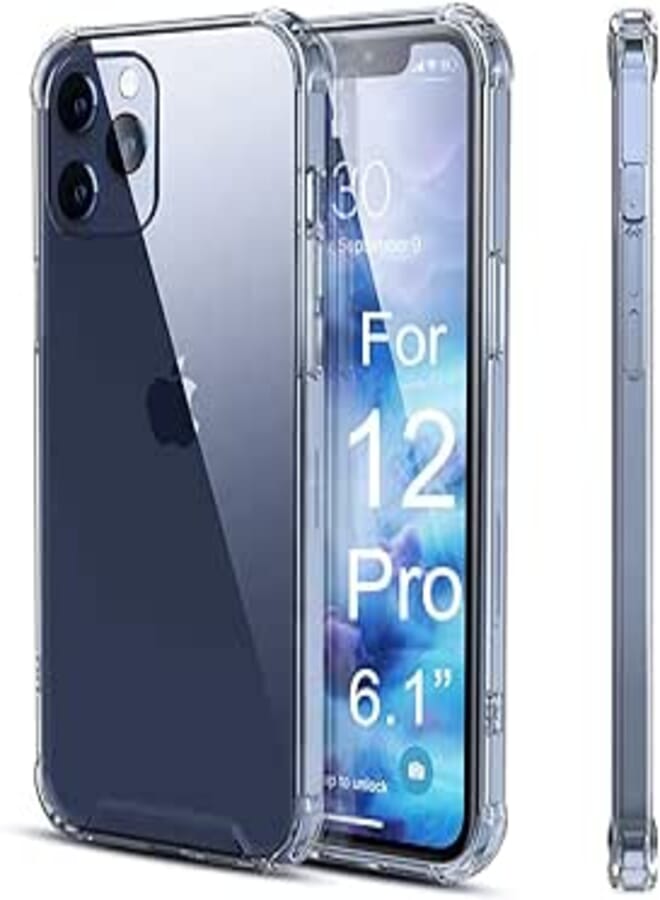 iPhone 12 Pro Max Crystal Clear Transparent Shockproof Case