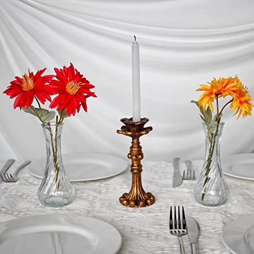 Sandraheer Glass Bud Vases in Bulk Set of 16, Small Glass Vases for Flowers， Mini Clear Bud Vases for Centerpieces Vintage Vases for Wedding Home Table Decorations - Image 2