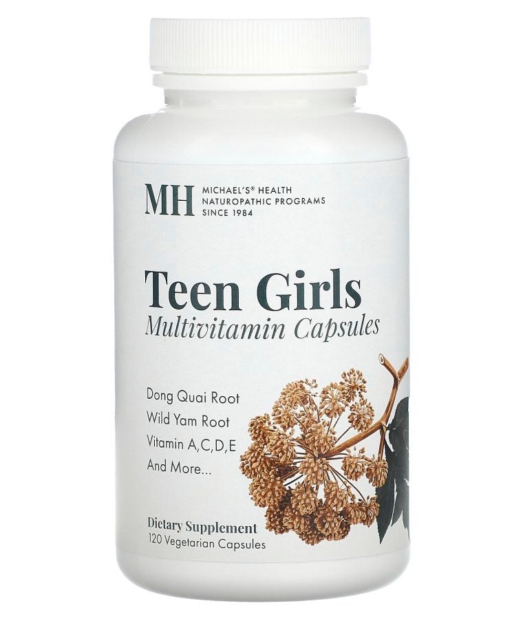 MICHAEL'S Teen Girls Multivitamin 120 Vegetarian Capsules