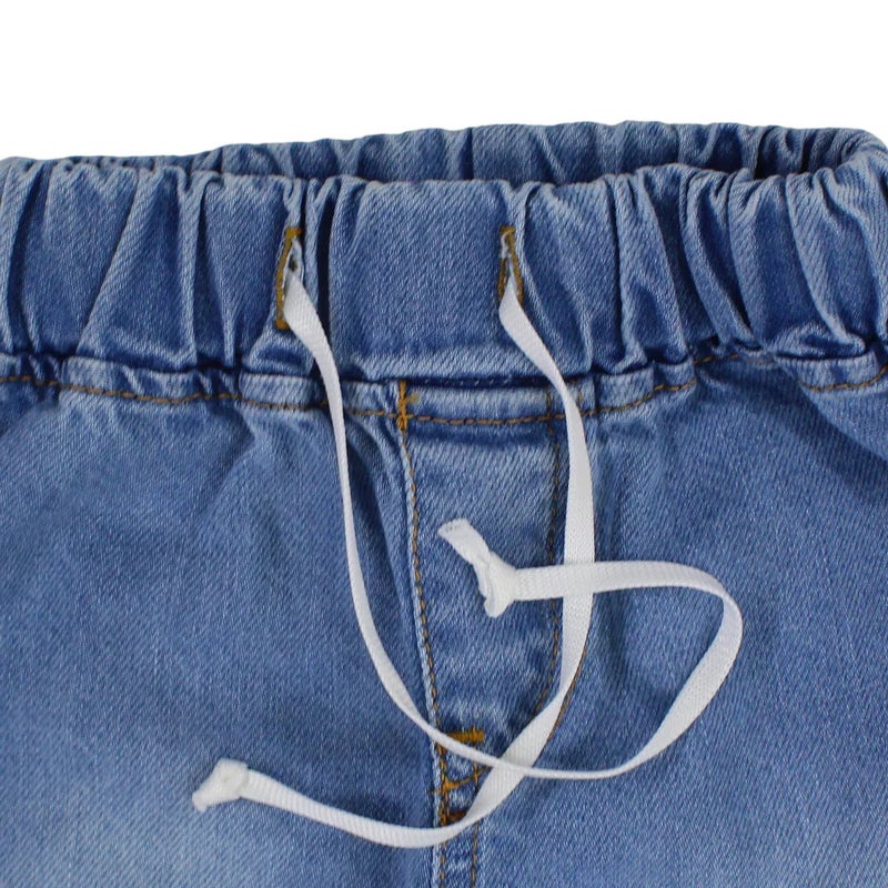 جينز كارجو للاطفال جيلو – لون غسيل فاتح - Image 3