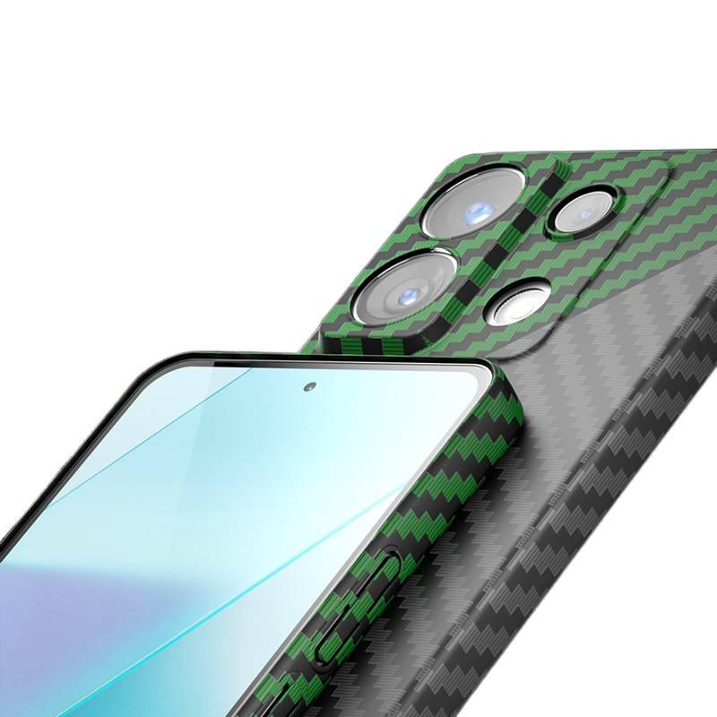 MS غطاء واقي بPC لـ Xiaomi 13 Ultra مع حماية من السقوط ومقاومة بصمات الأصابع مع مقاوم للصدمات مع تغطية كاملة باللون أسود باللون الأسود - Image 3