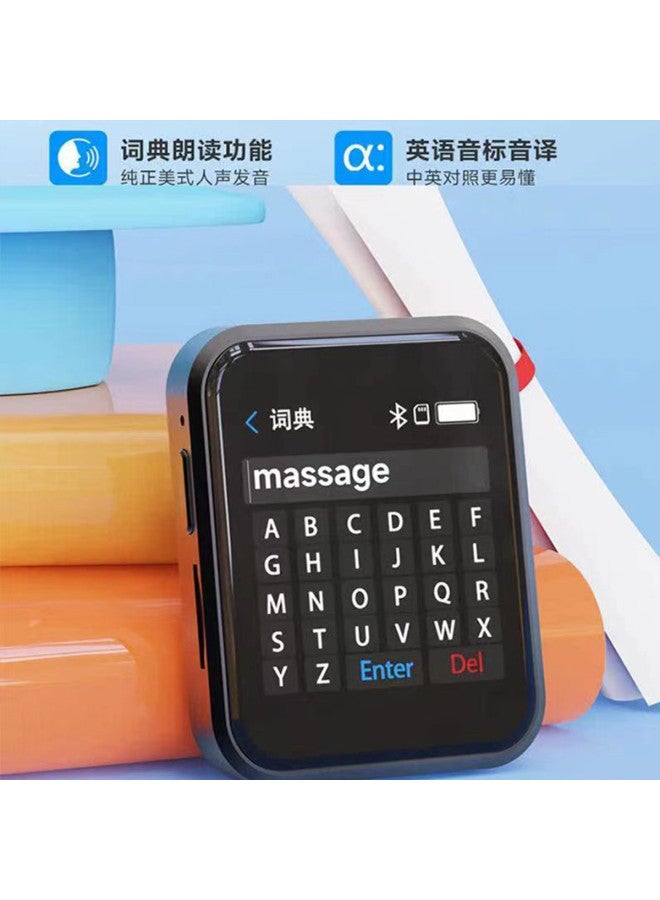 aigo مشغل Mp3 مشغل Mp4 سماعات بلوتوث مشغل صوتي محمول للاستماع إلى الموسيقى وقراءة الروايات، مصمم خصيصًا للطلاب وطلاب المدارس الثانوية - Image 3