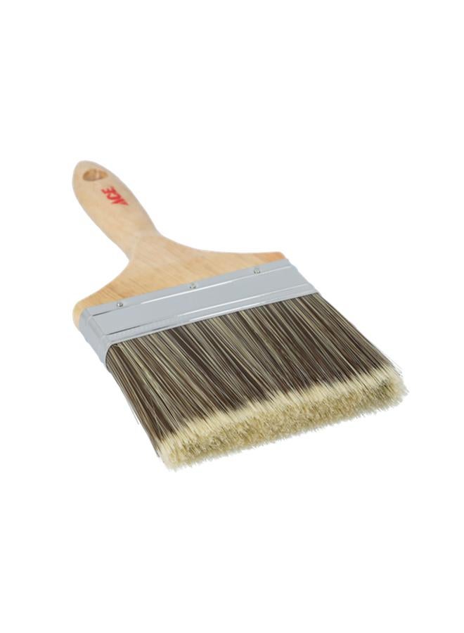 ACE Wood Handle Synthetic Polyester Paint Brush Brown and Silver 5inch XB-ACE20050V - Image 3