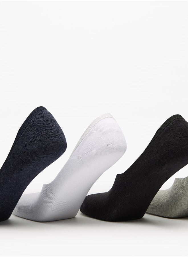LBL - Men's Solid No Show Socks - Set of 5 - Image 1