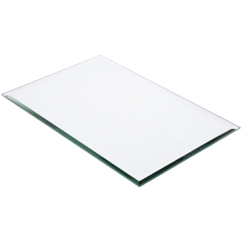 Plymor Plymor 8 x 12 Rectangle 5mm Thick Beveled Glass Mirror 