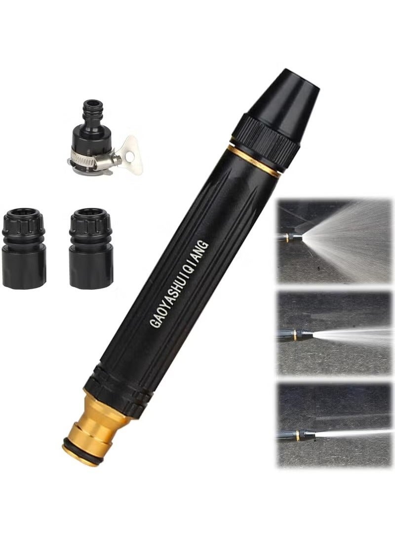 RENOVO Garden Water Hose Reinforced 1/2 Inch 15 Meter With Hose Spray Gun High Pressure Water Gun Nozzle - Image 3
