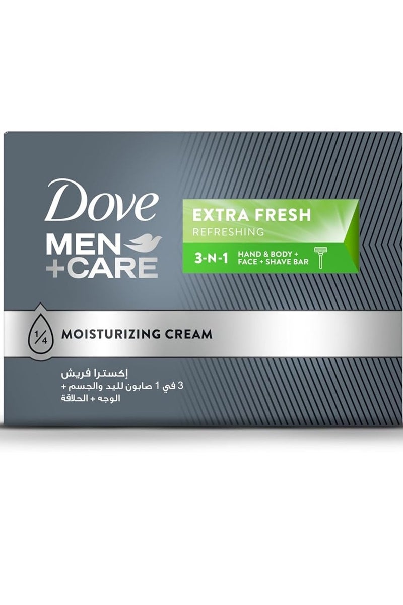 دوف مرطب ومضاد للتعرق بخلاصة خشب الصندل والعنبر، نباتي، 150 مل و صابون منعش إضافي 100 جرام - Image 3